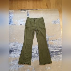 Olive Green Kut From the Kloth flare jeans size 12